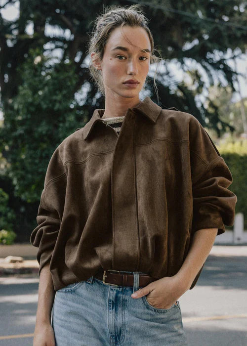 Clara | Veste Long Élégant en Laine