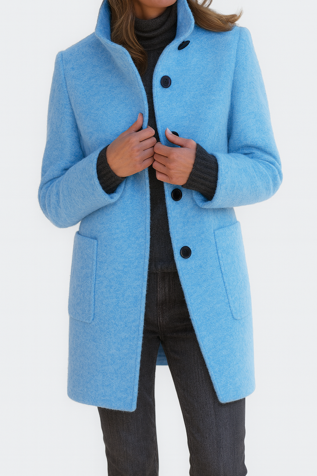 Gabrielle | Manteau Long Classique en Laine