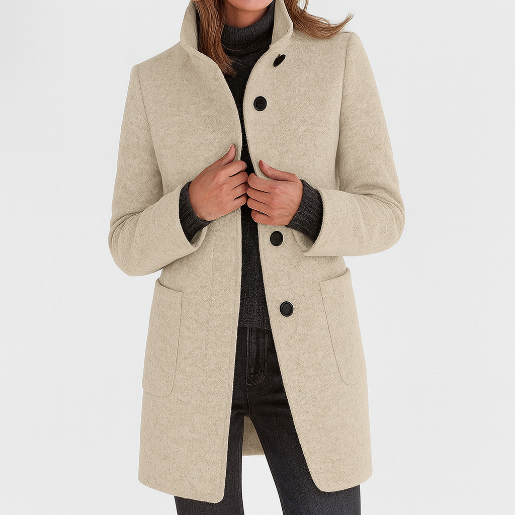 Gabrielle | Manteau Long Classique en Laine