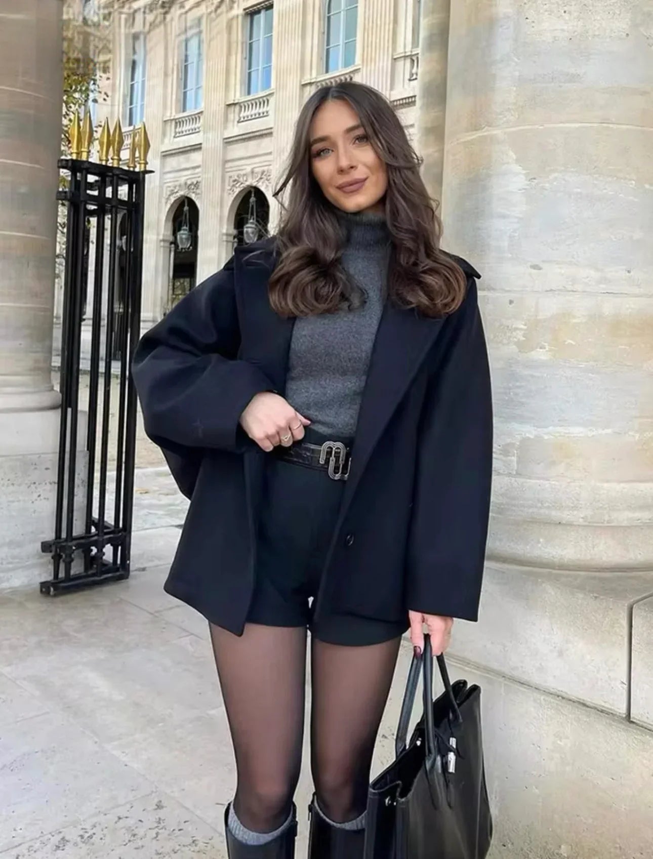 Céline | Manteau long en laine élégante