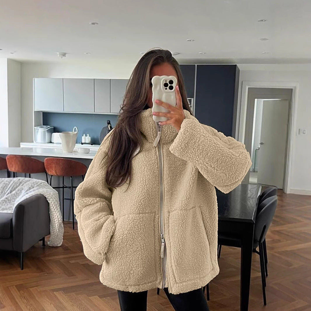 Manon | Manteau Teddy Doux et Oversize