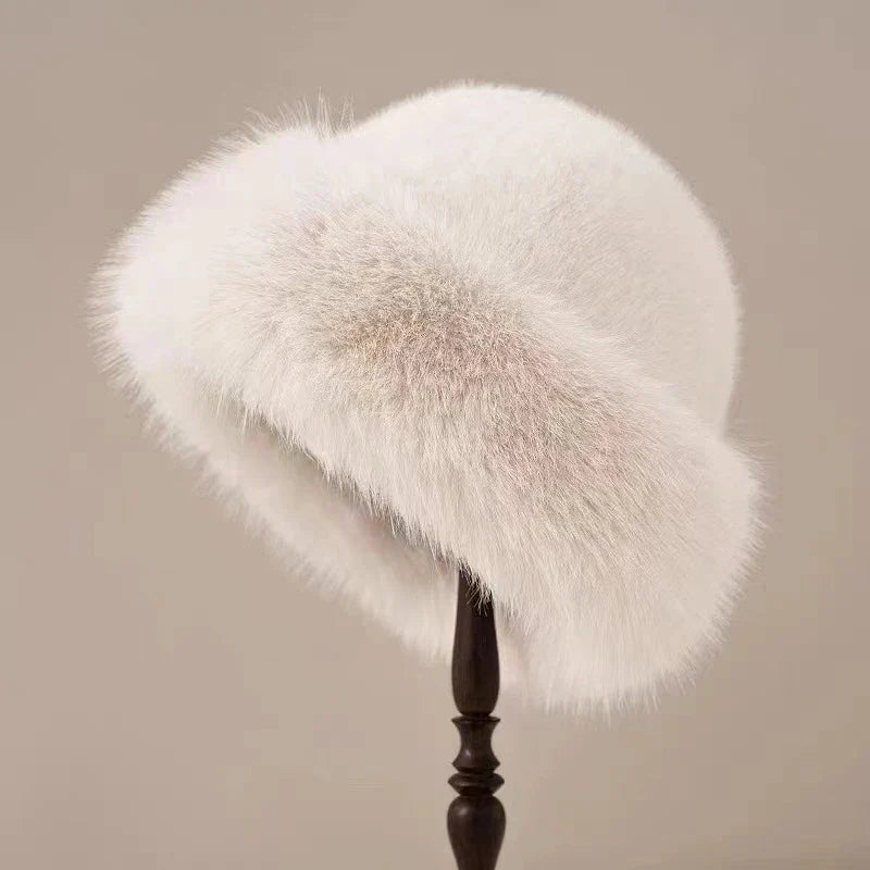 Élise | Chapeau d’Hiver Douillet en Fausse Fourrure
