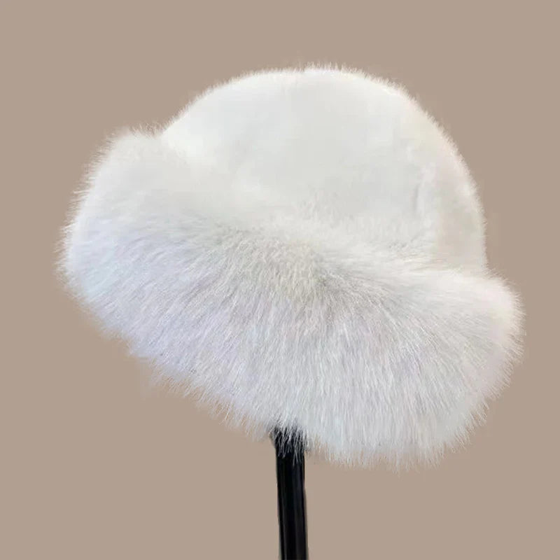 Élise | Chapeau d’Hiver Douillet en Fausse Fourrure