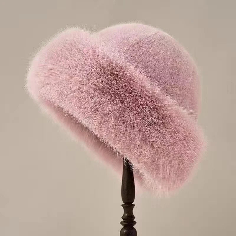 Élise | Chapeau d’Hiver Douillet en Fausse Fourrure