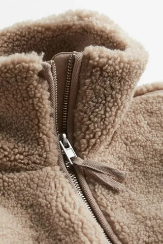 Manon | Manteau Teddy Doux et Oversize