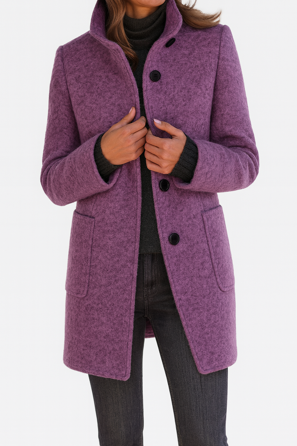 Gabrielle | Manteau Long Classique en Laine