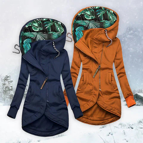 Amélie | manteau d’Hiver Élégante avec Capuche